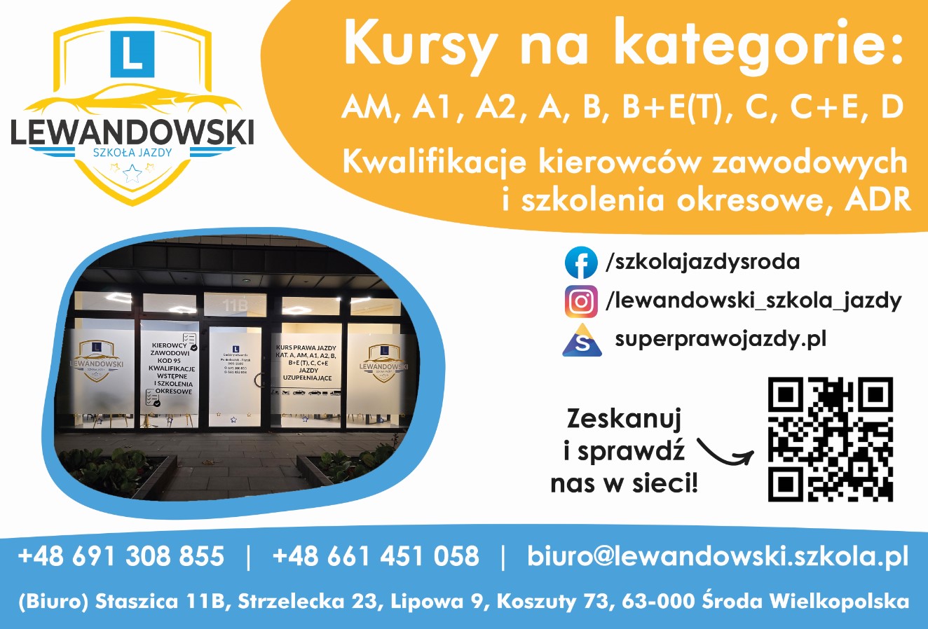 prawo jazdy ŚRODA WIELKOPOLSKA